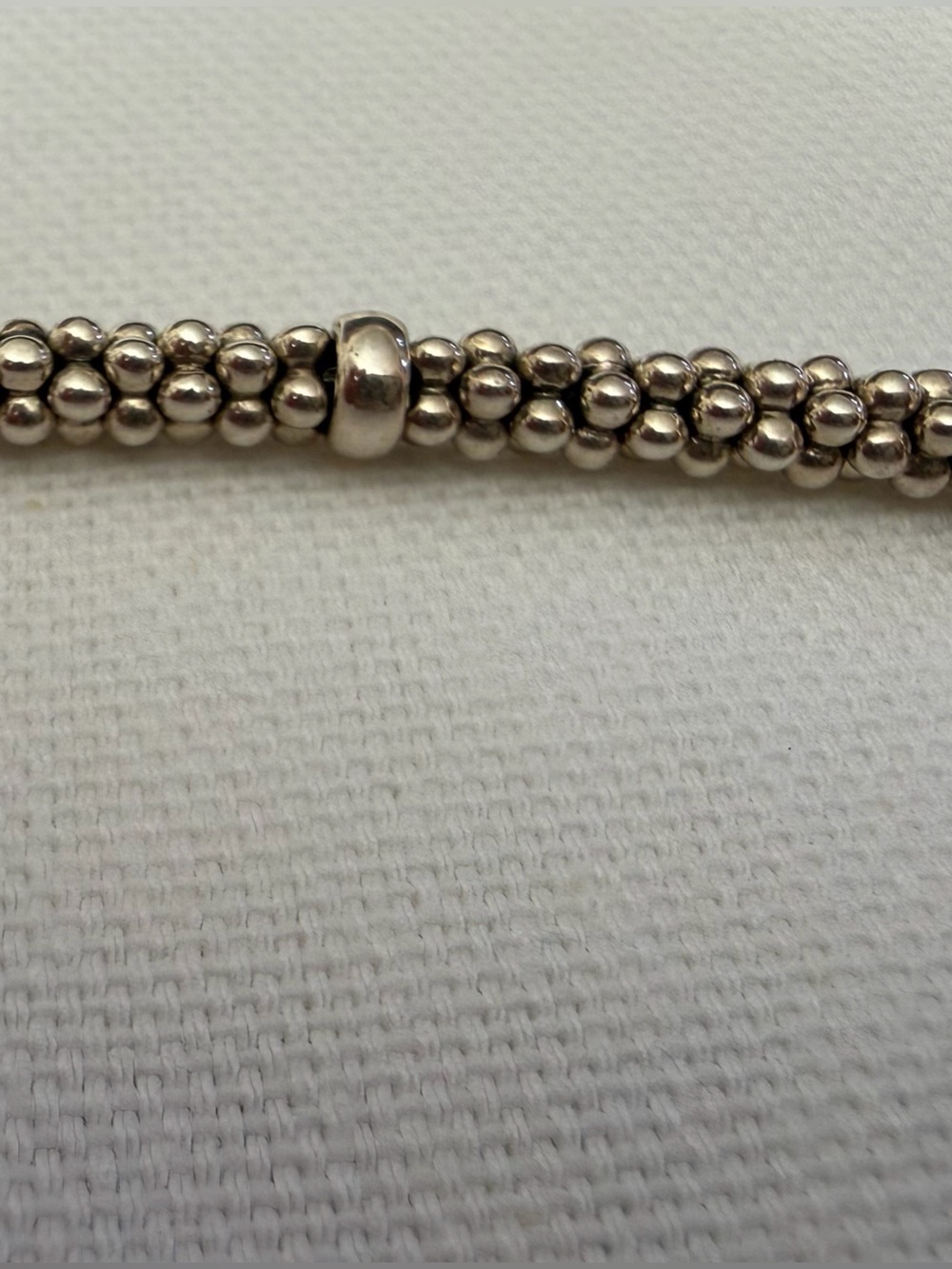 LAGOS Sterling Silver Caviar Bracelet 5mm - Picture 7 of 9